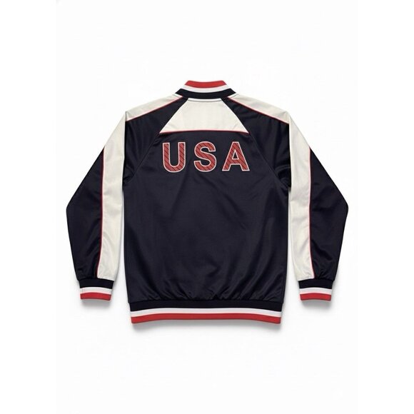 Panna Soccer Track Jacket Mens Team USA Colorblock Full Zip Pockets Sz S - Picture 3 of 4